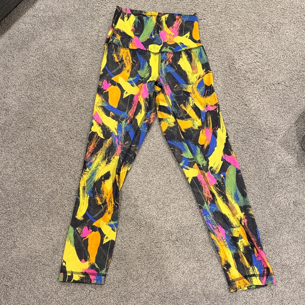 lululemon athletica womens Leggings - Black, Yellow, Pink, Blue